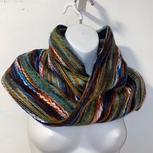 MADISON 88 Multicolor Woven Infinity Cowl Scarf- NWT